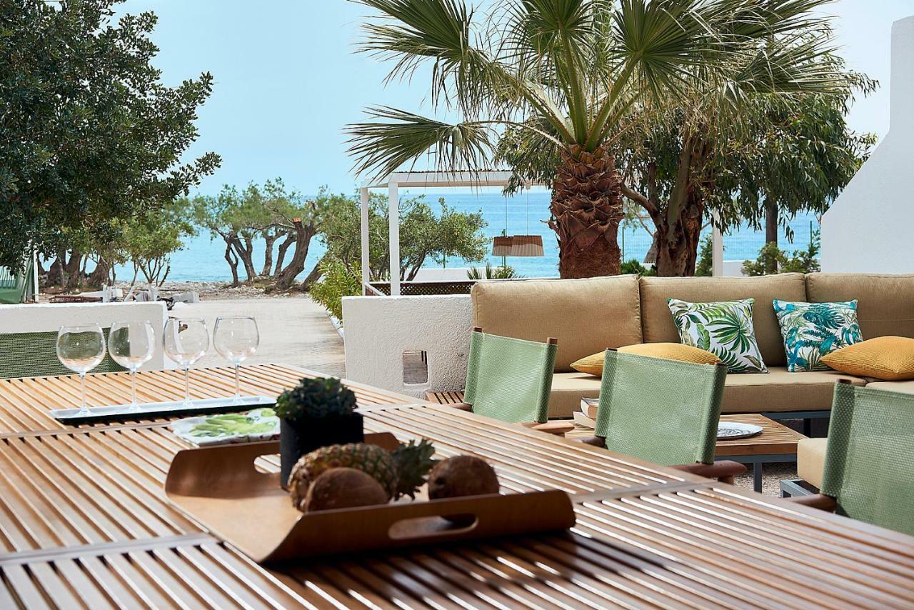 Beachfront Villa On Crete - Kirvas, Member Of Pelagaios Villas Koutsounári Bagian luar foto