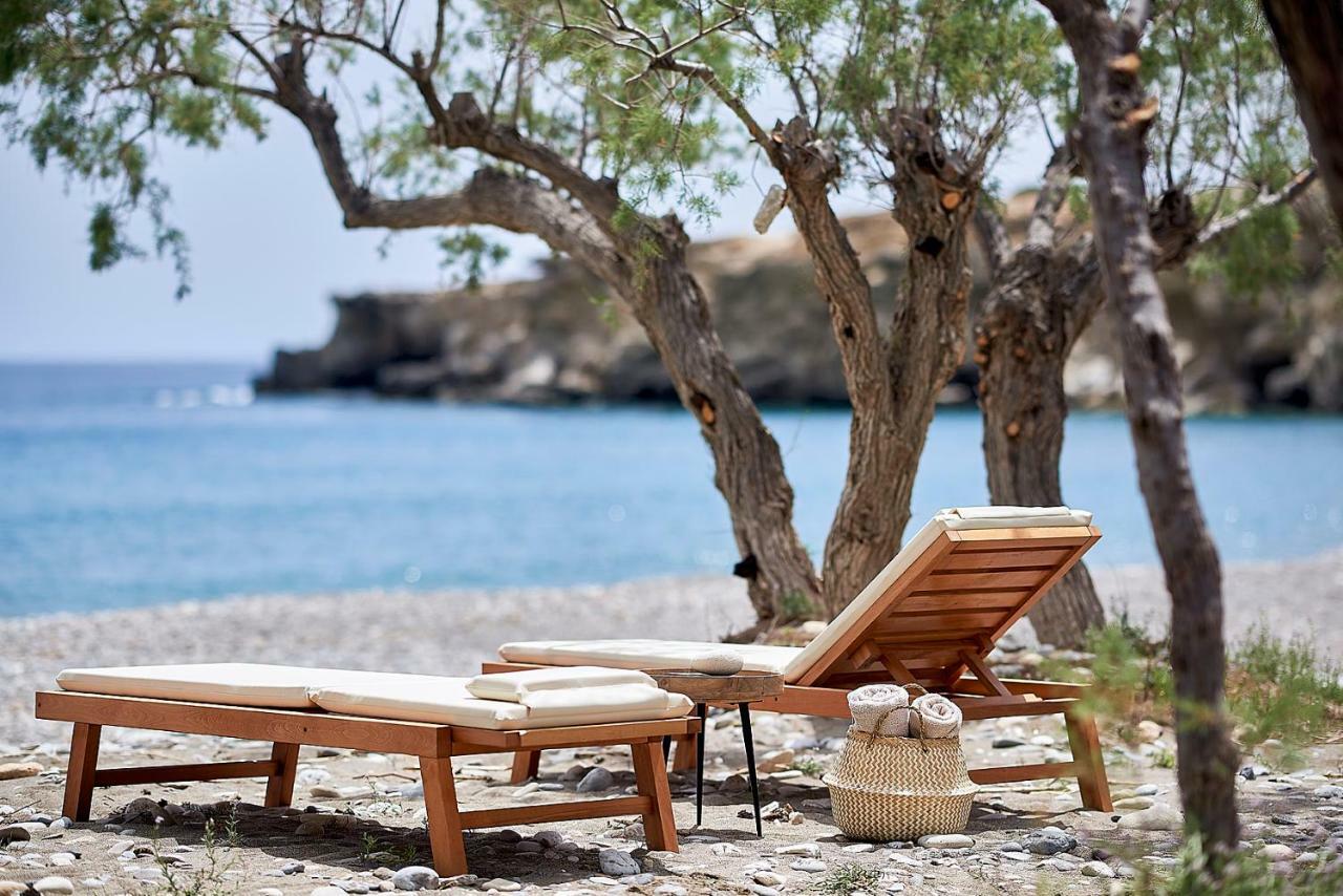 Beachfront Villa On Crete - Kirvas, Member Of Pelagaios Villas Koutsounári Bagian luar foto