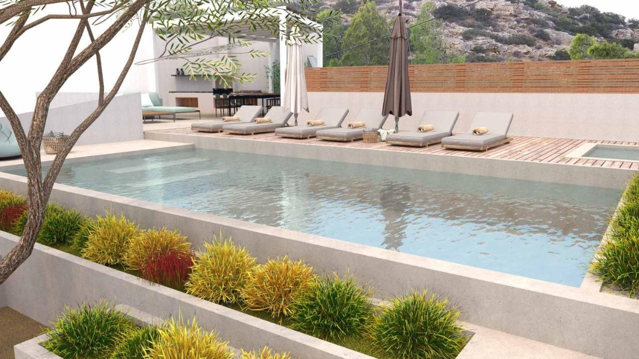 Beachfront Villa On Crete - Kirvas, Member Of Pelagaios Villas Koutsounári Bagian luar foto
